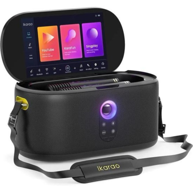 Speaker de Karaokê Joog Shell S1 180W / Tela 10,1