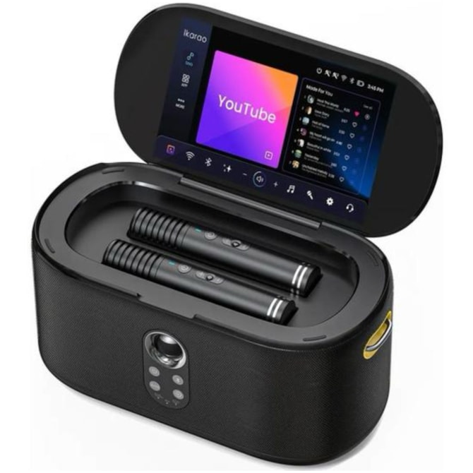 Speaker de Karaokê Joog Shell S1 180W / Tela 10,1