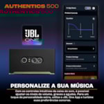 Speaker JBL Authentics 500 - Aux/USB Tipo C - Wi-Fi - Bluetooth - 270W - Preto-bd8cbcb0-f0fa-485c-a574-75848c827278