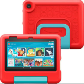 Tablet Amazon Fire 7 Kids 16GB 2ram Wifi (12A Geração) + Capa de Proteção Vermelho