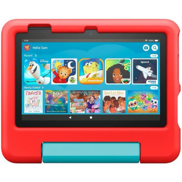 Tablet Amazon Fire 7 Kids 16GB 2ram Wifi (12A Geração) + Capa de Proteção Vermelho-53a9571a-b264-4904-8878-796c6e63b1a6