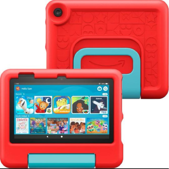 Tablet Amazon Fire 7 Kids 32GB 2ram Wifi (12A Geração) + Capa de Proteção Vermelho-656cb07a-76e9-45e9-b48b-aa2259d128cd