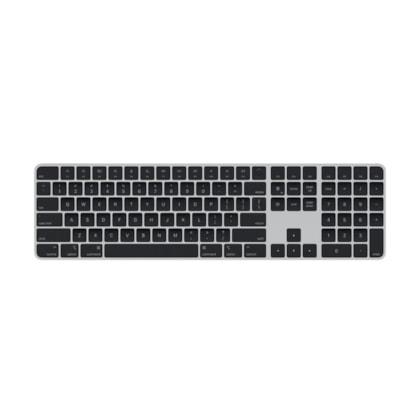 Teclado Apple Magic Keyboard MMMR3LL/A Touch ID Bluetooth - Preto