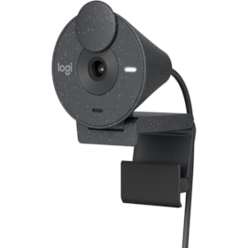 Webcam Logitech Brio 300 Full HD - Grafite (960-001413)