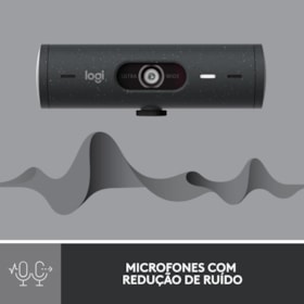 Webcam Logitech Brio 500 FHD 1080P HDR - Grafito