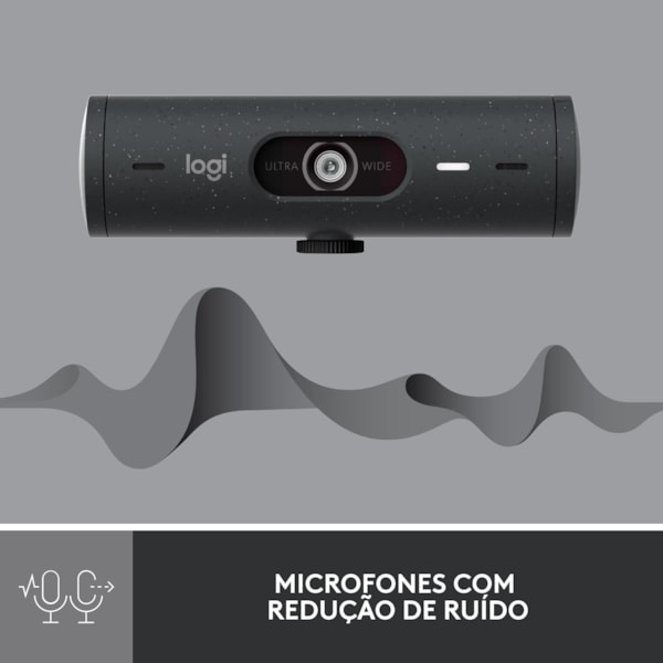 Webcam Logitech Brio 500 FHD 1080P HDR - Grafito-3c37ea1e-8db2-45e9-941a-b817a88f783d