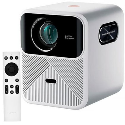 Xiaomi Wanbo Projetor Smart Android TV 900 Lúmens FHD Wi-Fi 6 - Branco ( Outlet )